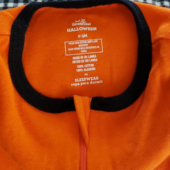 Pumpkin Fall Halloween Baby Outfit - Picture 5 of 8